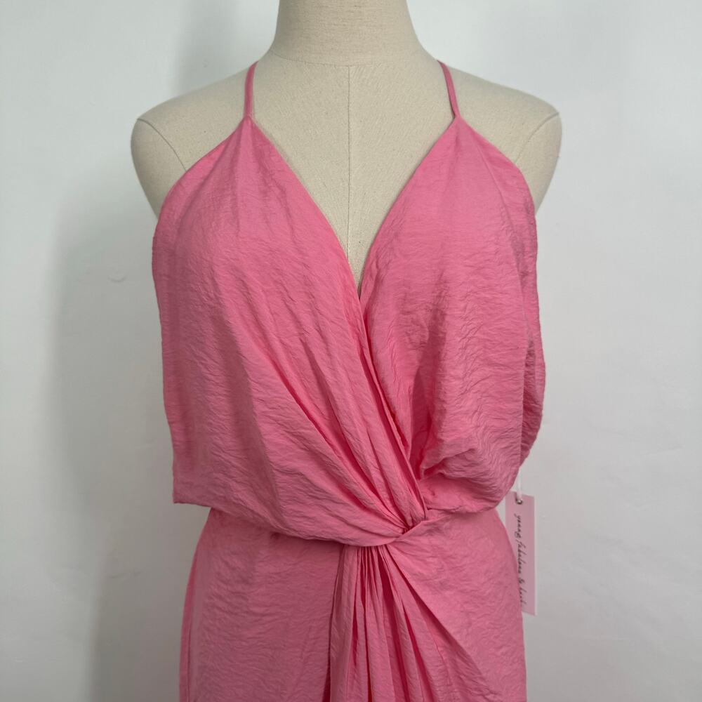 NWT Young Fabulous & Broke Siren Slip Dress Pink Boho Beach Wedding Guest Size M - Picture 4 of 16
